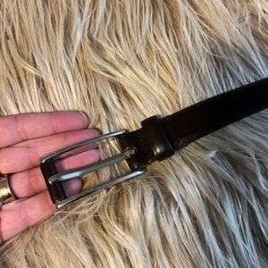 Banana Republic Dark Brown Leather Belt